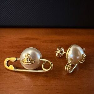 Vivienne Westwood safety pin earring